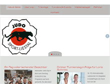 Tablet Screenshot of judo-sport-liestal.ch